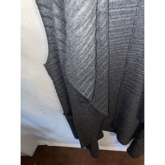Le Moda Women’s Open Cardigan Size XL Gray Going Out Party Fall Comfort - Picture 6 of 12